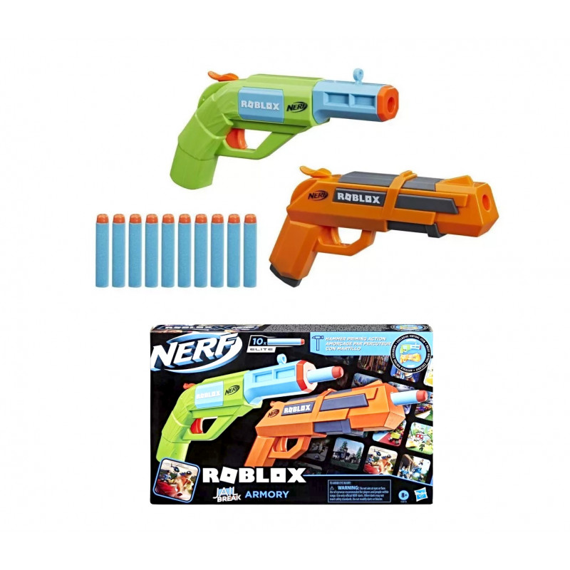 Nerf Roblox Jailbreak Armory Dvě pistole s náboji