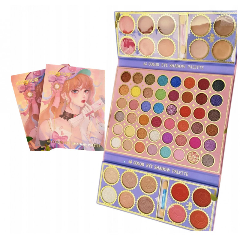 Dětská kosmetická paleta s očními stíny Shadow 68ks