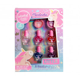 Dětská kosmetická sada Laky a balzámy na rty Unicorn