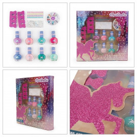 Dětská sada na nehty Glitter Unicorn 13v1