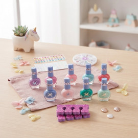 Dětská sada na nehty Glitter Unicorn 13v1