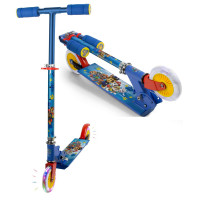 Dětská skládací koloběžka se svítícími kolečky Paw Patrol
