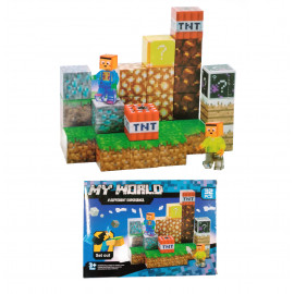 Magnetická stavebnice Minecraft TNT Creative world 32ks