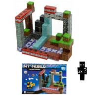 Minecraft Magnetická stavebnice XL Diamond TNT Redstone 184ks