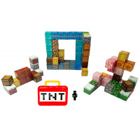 Magnetická stavebnice Minecraft TNT box 98ks