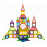 Magnetická 3D stavebnice Space castle 130ks