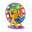 Magnetická 3D stavebnice Circle s kolotočem 74ks