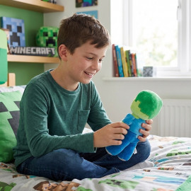 Plyšová hračka Minecraft Zombie Steve 23cm