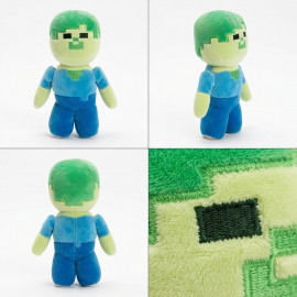 Plyšová hračka Minecraft Zombie Steve 23cm