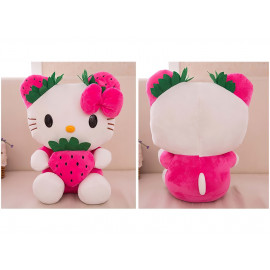 Plyšová hračka Hello Kitty s jahůdkou 22cm