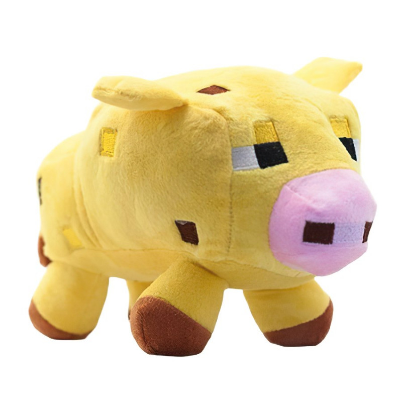 Plyšová hračka Minecraft Prase žluté 25cm Plyšová hračka Minecraft Prase žluté 25cm