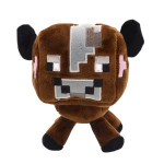 Plyšová hračka Minecraft Kráva hnědá 23cm