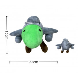 Plyšová hračka Brainrot Bombardiro Crocodilo 22cm Plyšová hračka Brainrot Bombardiro Crocodilo 22cm