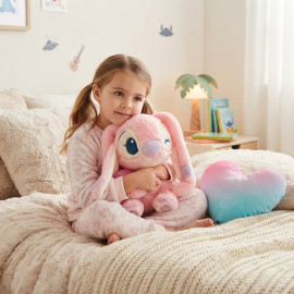 Plyšová hračka Lilo a Stitch Angel se srdíčkem Maxi 40cm