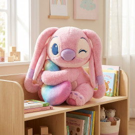 Plyšová hračka Lilo a Stitch Angel se srdíčkem Maxi 40cm