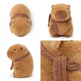 Plyšová hračka Kapybara se šálou 22cm