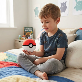 Plyšová hračka Pokémon Pokéball 14cm