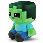 Plyšová hračka Minecraft Zombie Steve Pixel 20cm Plyšová hračka Minecraft Zombie Steve Pixel 20cm