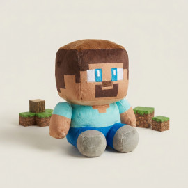 Plyšová hračka Minecraft Steve Pixel 20cm