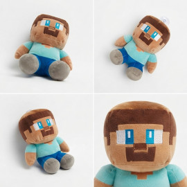 Plyšová hračka Minecraft Steve Pixel 20cm