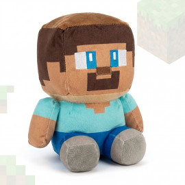 Plyšová hračka Minecraft Steve Pixel 20cm