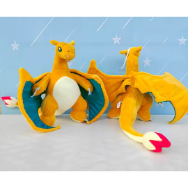 Plyšová hračka Pokémon Charizard s ohněm 23cm