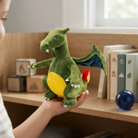 Plyšová hračka Pokémon Charizard zelený 23cm