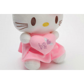 Plyšová hračka Hello Kitty se srdíčkem 25cm