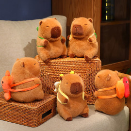 Plyšová hračka Capybara s želvičkou 23cm Plyšová hračka Capybara s želvičkou 23cm