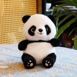 Plyšová hračka Usměvavá panda 25 cm