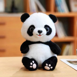 Plyšová hračka Usměvavá panda 25 cm