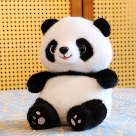 Plyšová hračka Usměvavá panda 25 cm