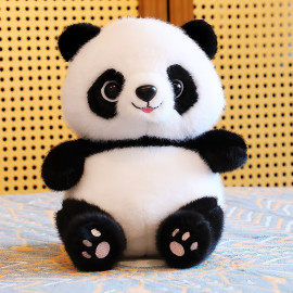 Plyšová hračka Usměvavá panda 25 cm