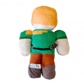 Plyšová hračka Minecraft Alex s krumpáčem 27cm