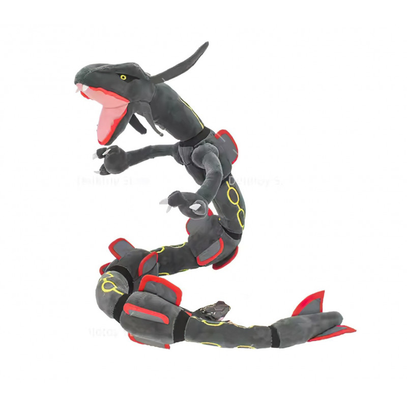 Plyšová hračka Pokémon Rayquaza šedý ohebný 80cm