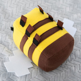 Plyšová hračka Minecraft Včelka pixel 18cm