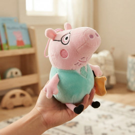 Plyšová hračka Prasátko Peppa Tatínek 25cm