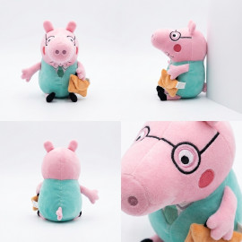 Plyšová hračka Prasátko Peppa Tatínek 25cm