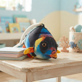 Plyšová hračka barevná Rybka 32cm
