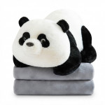 Maxi plyšová panda s dekou Big buddy 45cm 2v1