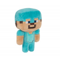 Plyšová hračka Minecraft Steve modrý 20cm