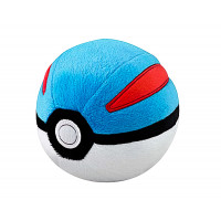 Plyšová hračka Pokémon Pokéball Great ball 12cm