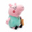 Plyšová hračka Prasátko Peppa Tatínek 25cm