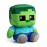 Plyšová hračka Minecraft Zombie Steve Pixel maxi 25cm