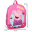 Dětský batoh Prasátko Peppa srdíčka s 3D efektem