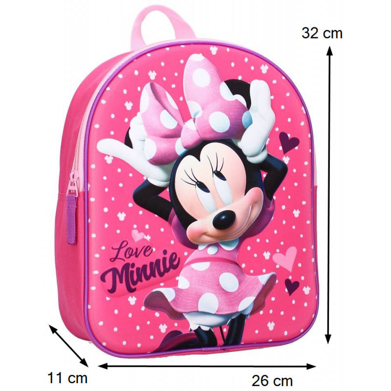 Dětský batoh Myška Minnie s 3D efektem Dětský batoh Myška Minnie s 3D efektem