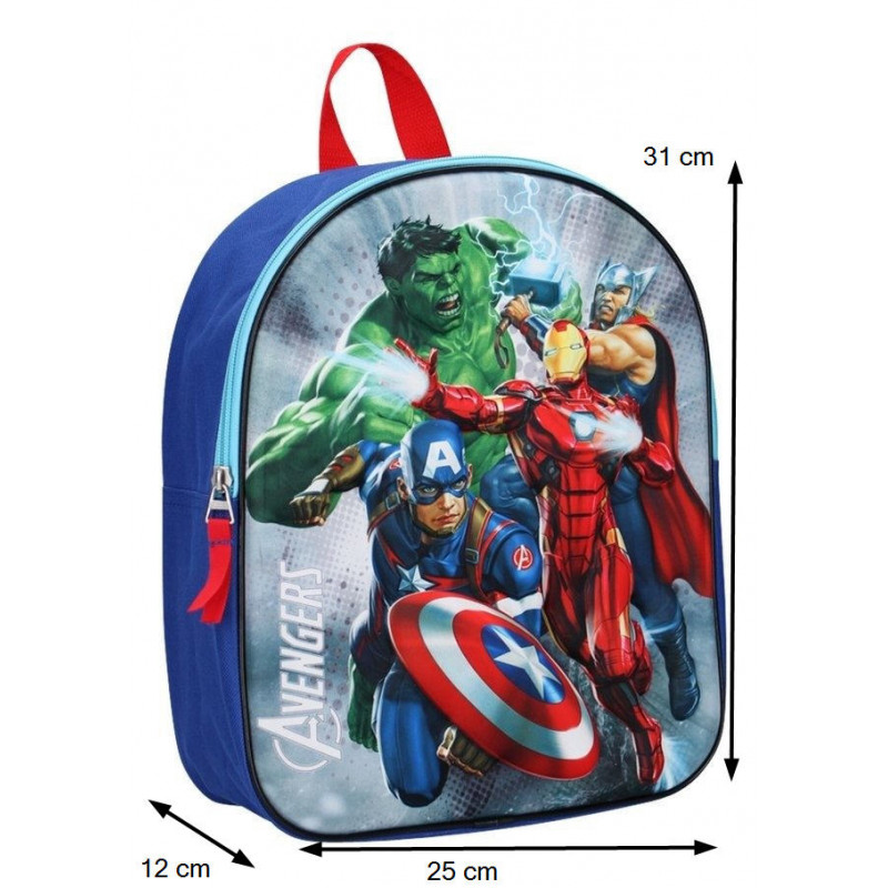 Dětský batoh Avengers s 3D efektem Dětský batoh Avengers s 3D efektem