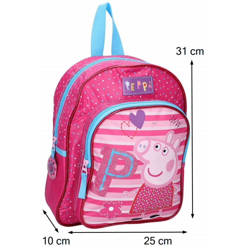 Dětský batoh Prasátko Peppa puntíky Dětský batoh Prasátko Peppa puntíky