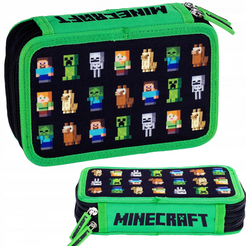 Školní penál dvoupatrový Minecraft Školní penál dvoupatrový Minecraft