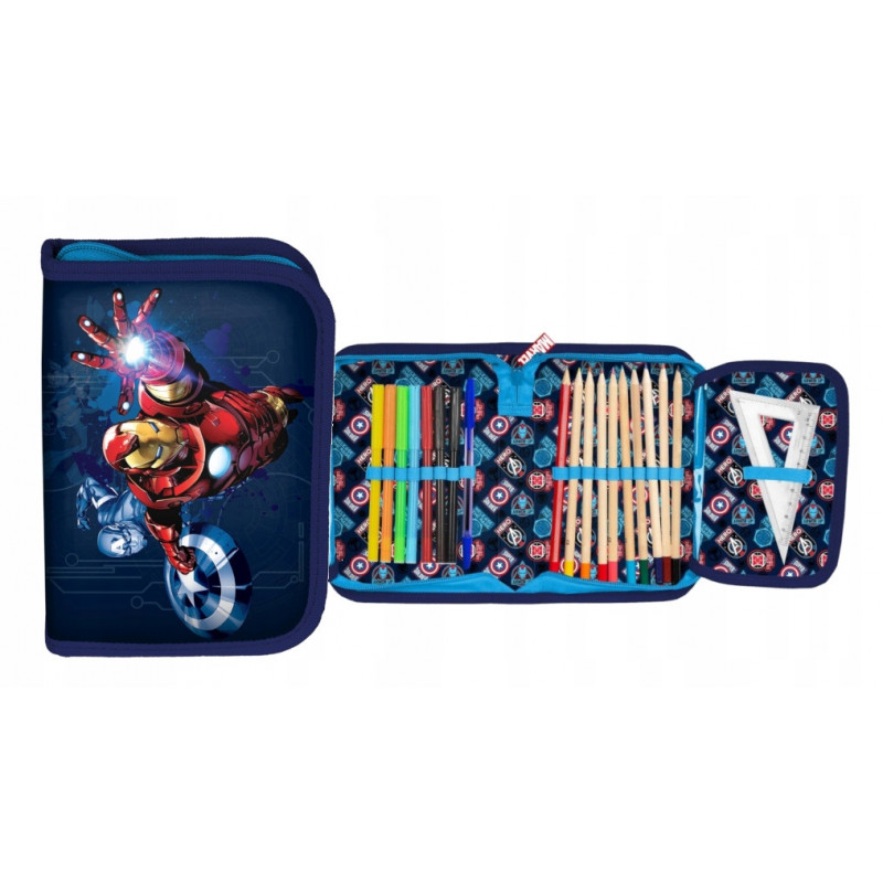 Školní penál rozkládací s náplní Avengers Iron Man Školní penál rozkládací s náplní Avengers Iron Man